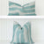 Kelly Wearstler Intargia Aquamarine Light Blue Striped Designer Throw Pillow Cover in Square and Lumbar Size Options