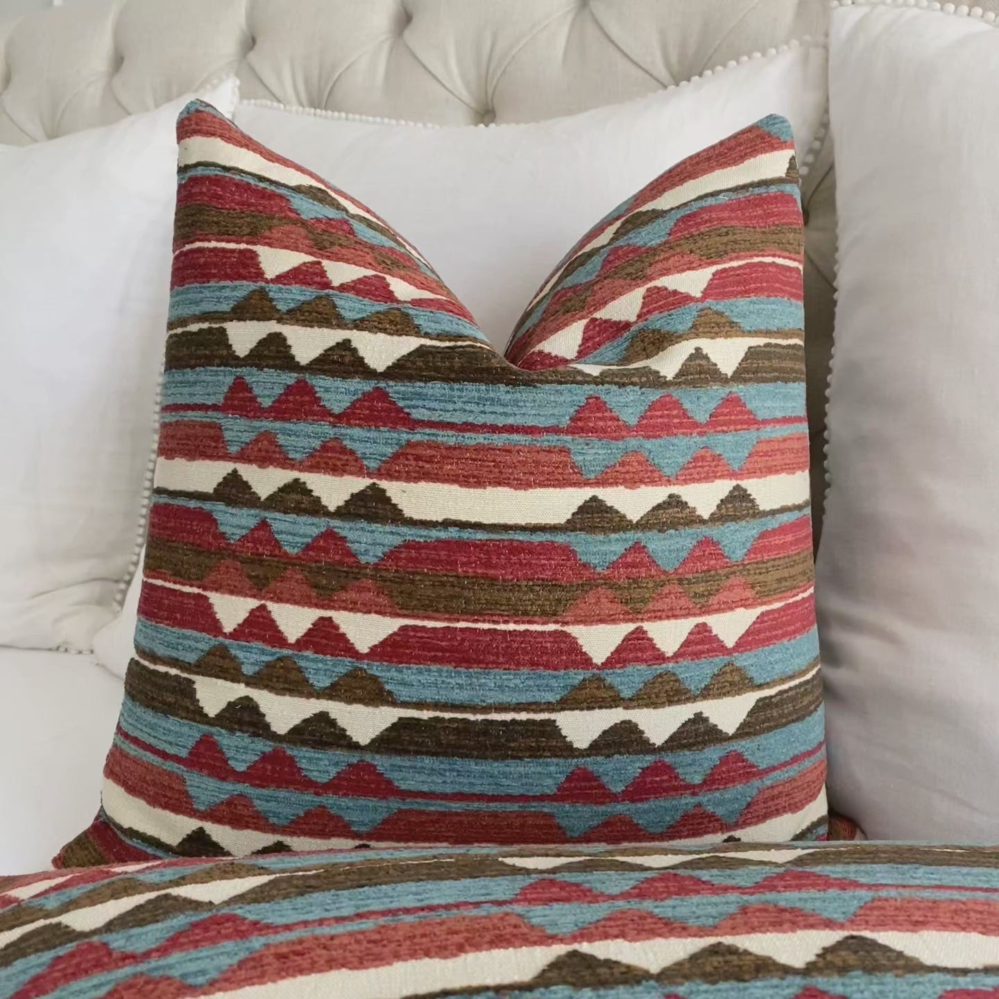 Pillow cover, Turandot 2024 Aurora, geometric, Spark Modern pillow