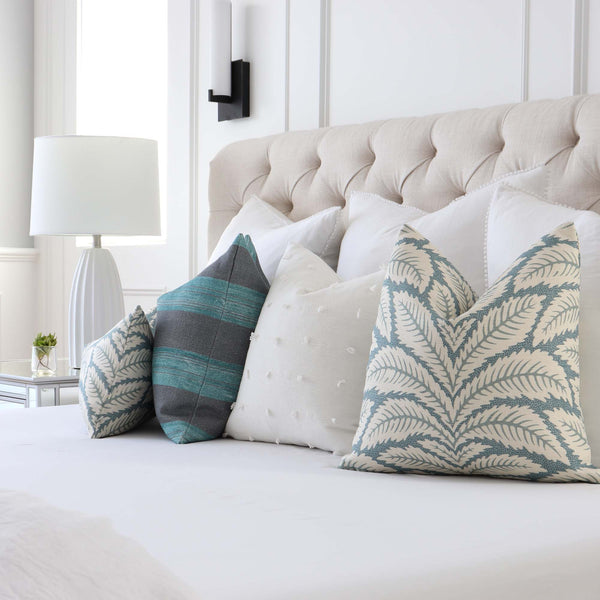 How to Arrange Pillows On a Queen Bed, All handmade home decor including throw  pillow covers