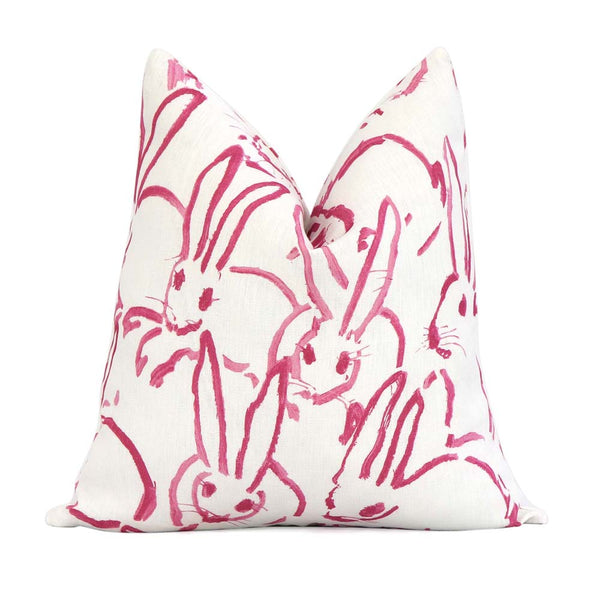 Hutch Pink Bunny Pillow Cover
