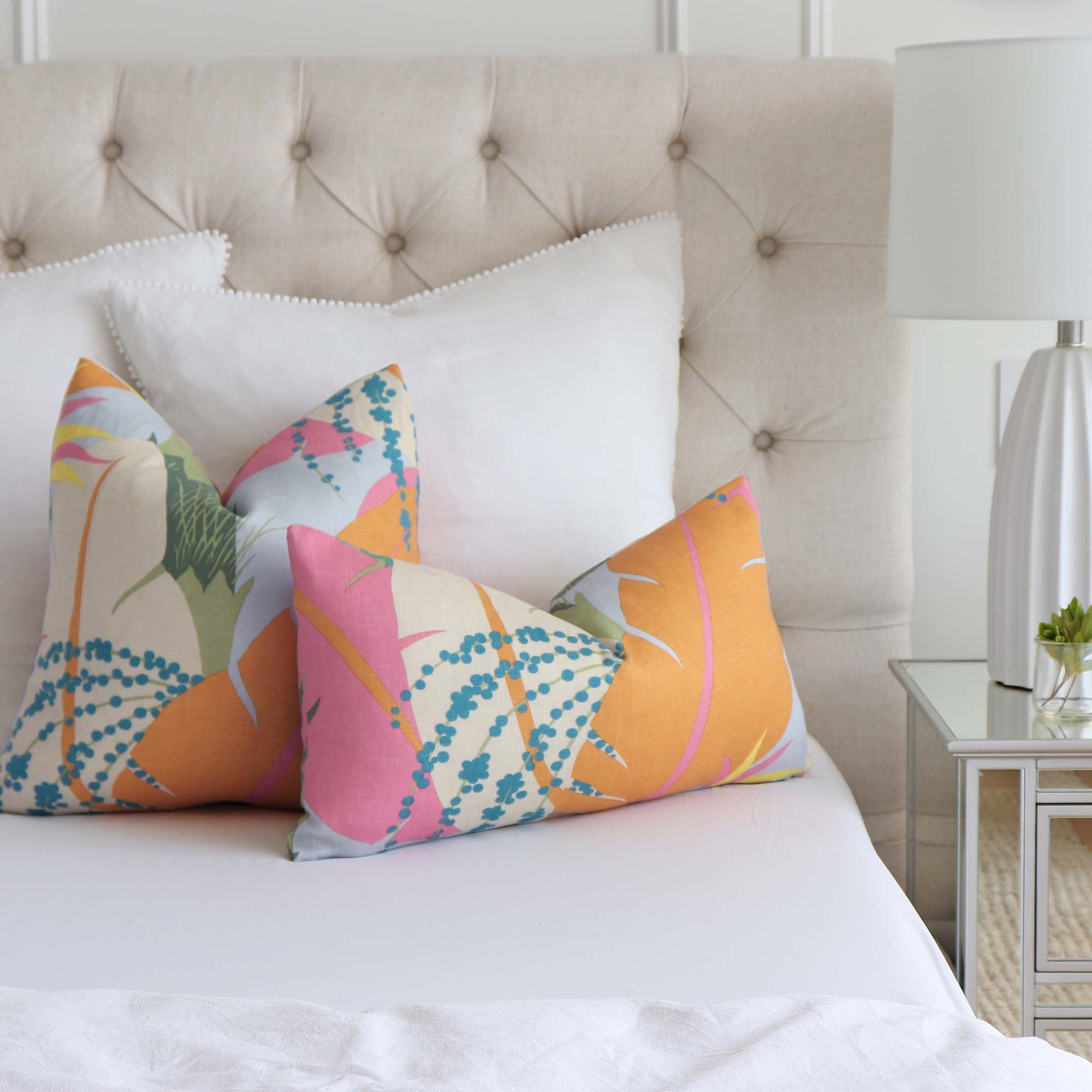 https://www.chloeandolive.com/cdn/shop/products/Schumacher-Ananas-Tropical-177540-Pineapple-Designer-Luxury-Throw-Pillow-Cover_scenic_bed_5000x.jpg?v=1659329313