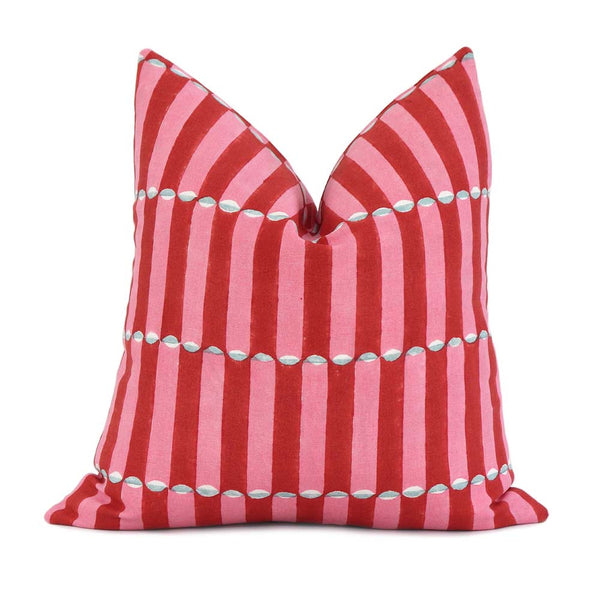Red decorative throw pillows sales