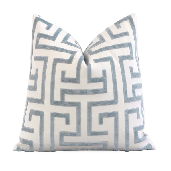 designer pillow windsor smith pillow geometric pillow Greek Key