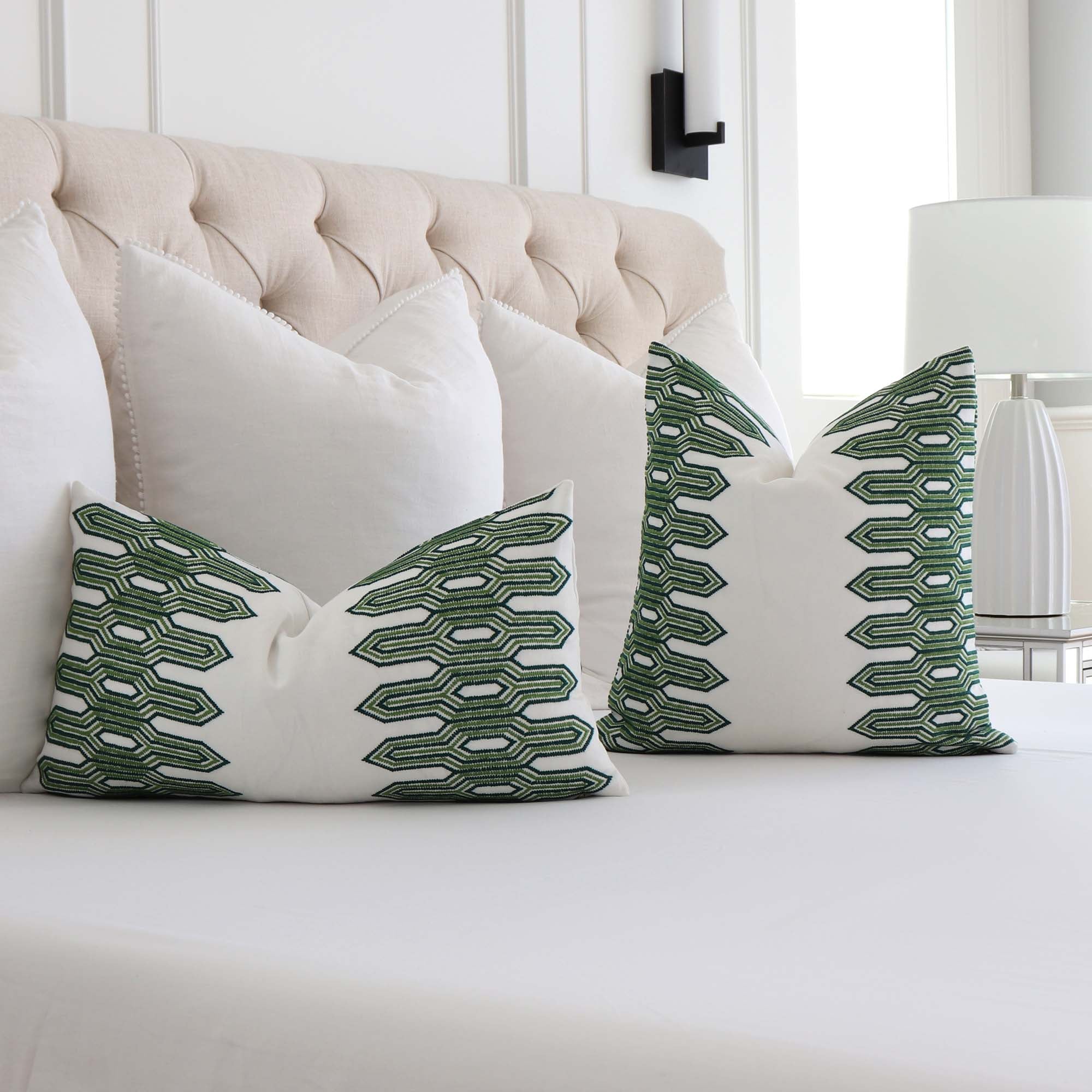 Modern Geometric Throw Pillow Covers, Linen,, Home Decor, Pillow